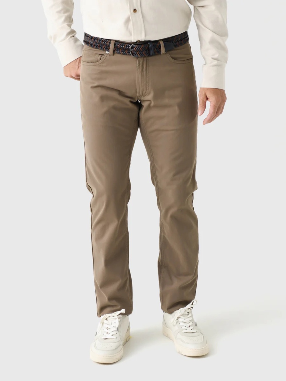 NWT Peter Millar Crown Crafted Delvin Twill Five-Pocket Pant: Rye (Size 33)